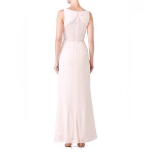 Stunning Monique Lhuillier blush gown!
